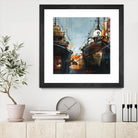 2 bateaux by Roland Palmaerts on GIANT ART - grey nautical