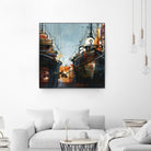 2 bateaux by Roland Palmaerts on GIANT ART - grey nautical
