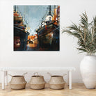 2 bateaux by Roland Palmaerts on GIANT ART - grey nautical