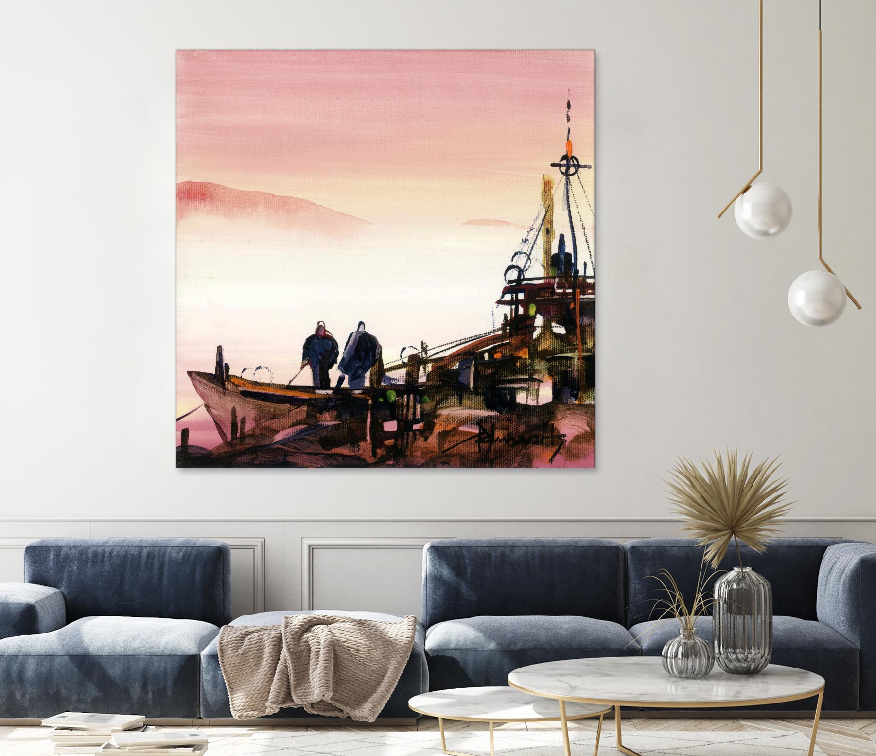 L'espoir by Roland Palmaerts on GIANT ART - brown nautical