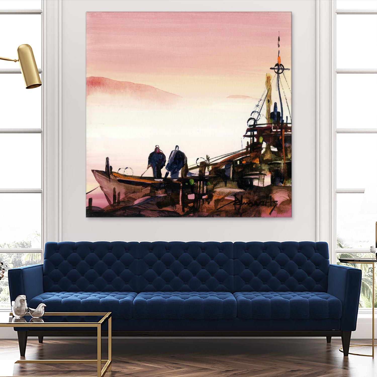 L'espoir by Roland Palmaerts on GIANT ART - brown nautical