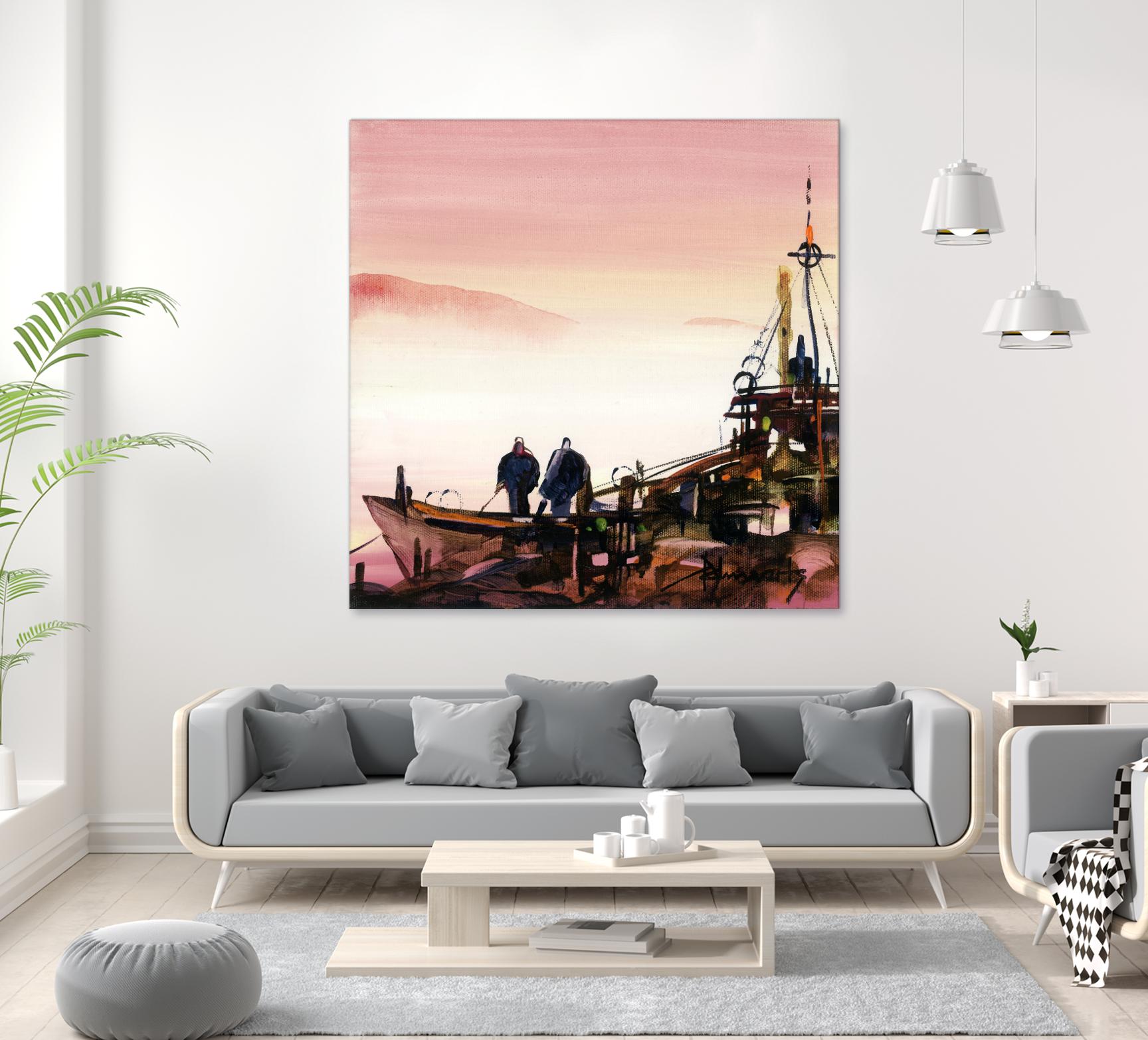 L'espoir by Roland Palmaerts on GIANT ART - brown nautical