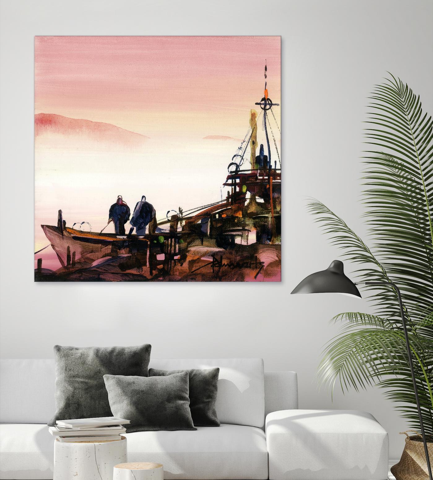 L'espoir by Roland Palmaerts on GIANT ART - brown nautical