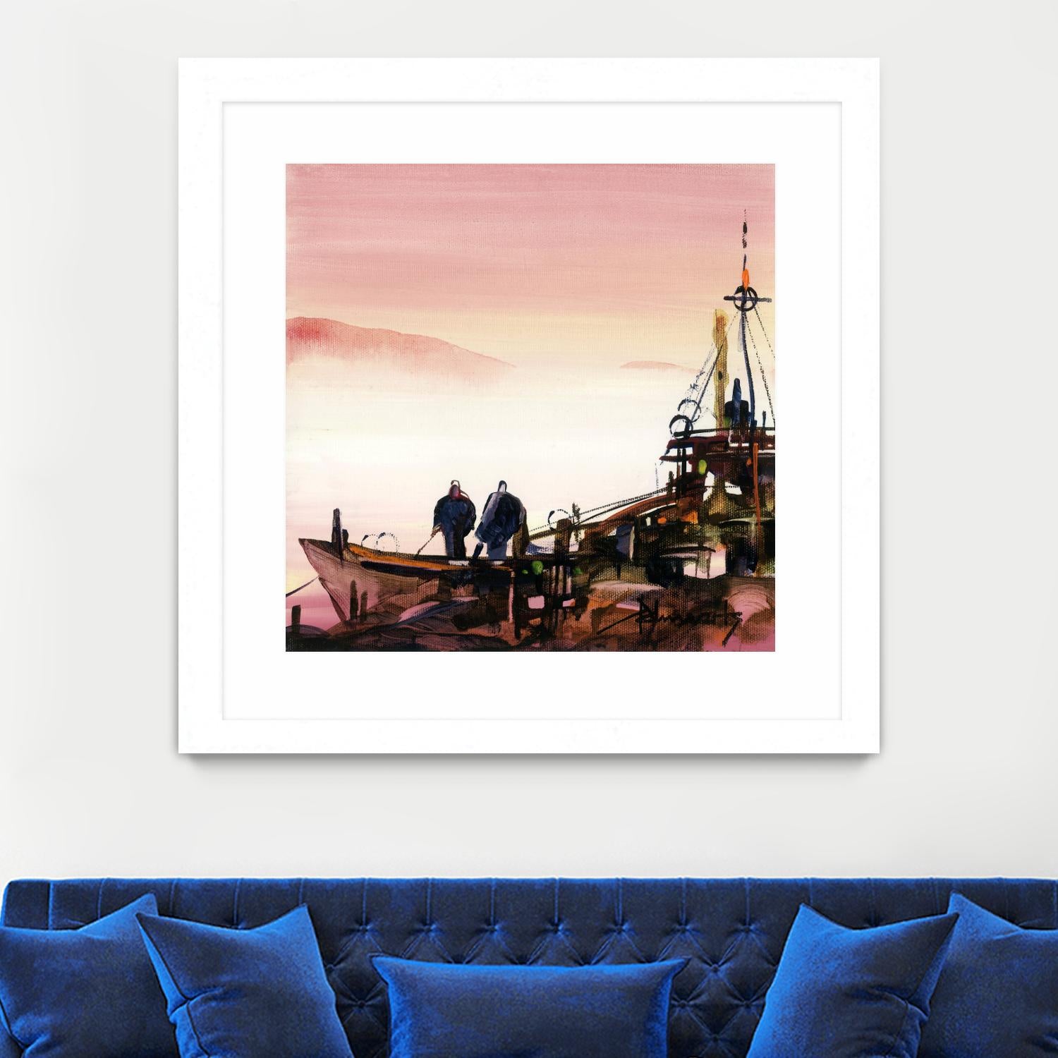 L'espoir by Roland Palmaerts on GIANT ART - brown nautical