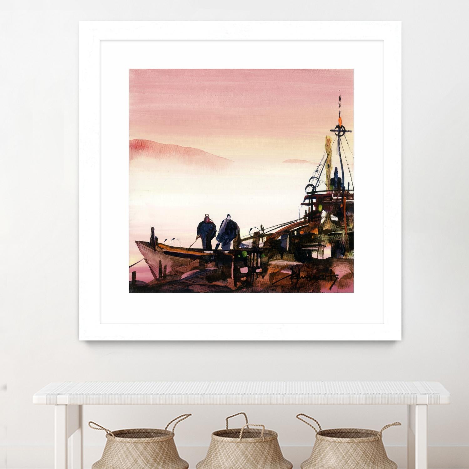 L'espoir by Roland Palmaerts on GIANT ART - brown nautical