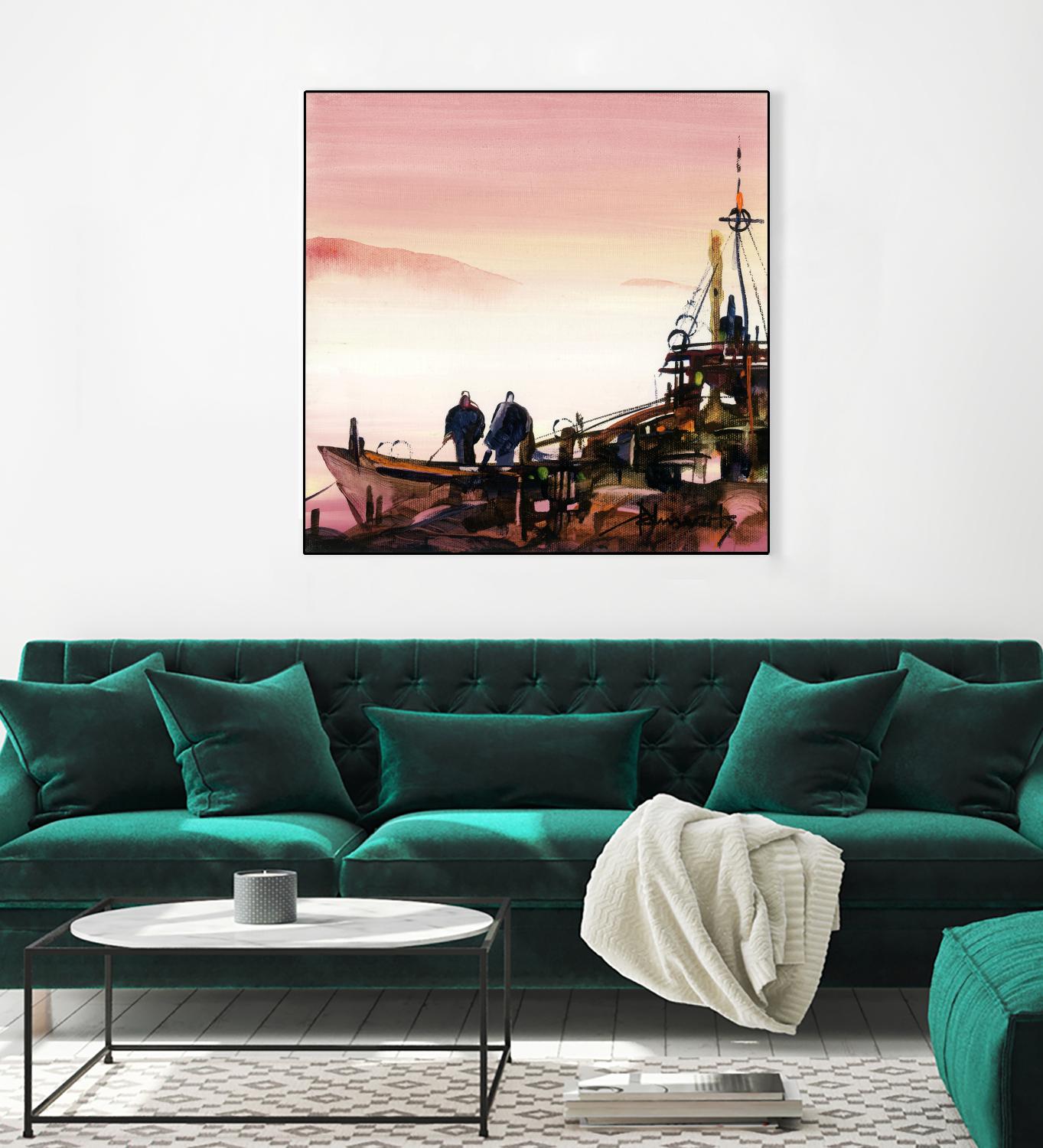 L'espoir by Roland Palmaerts on GIANT ART - brown nautical