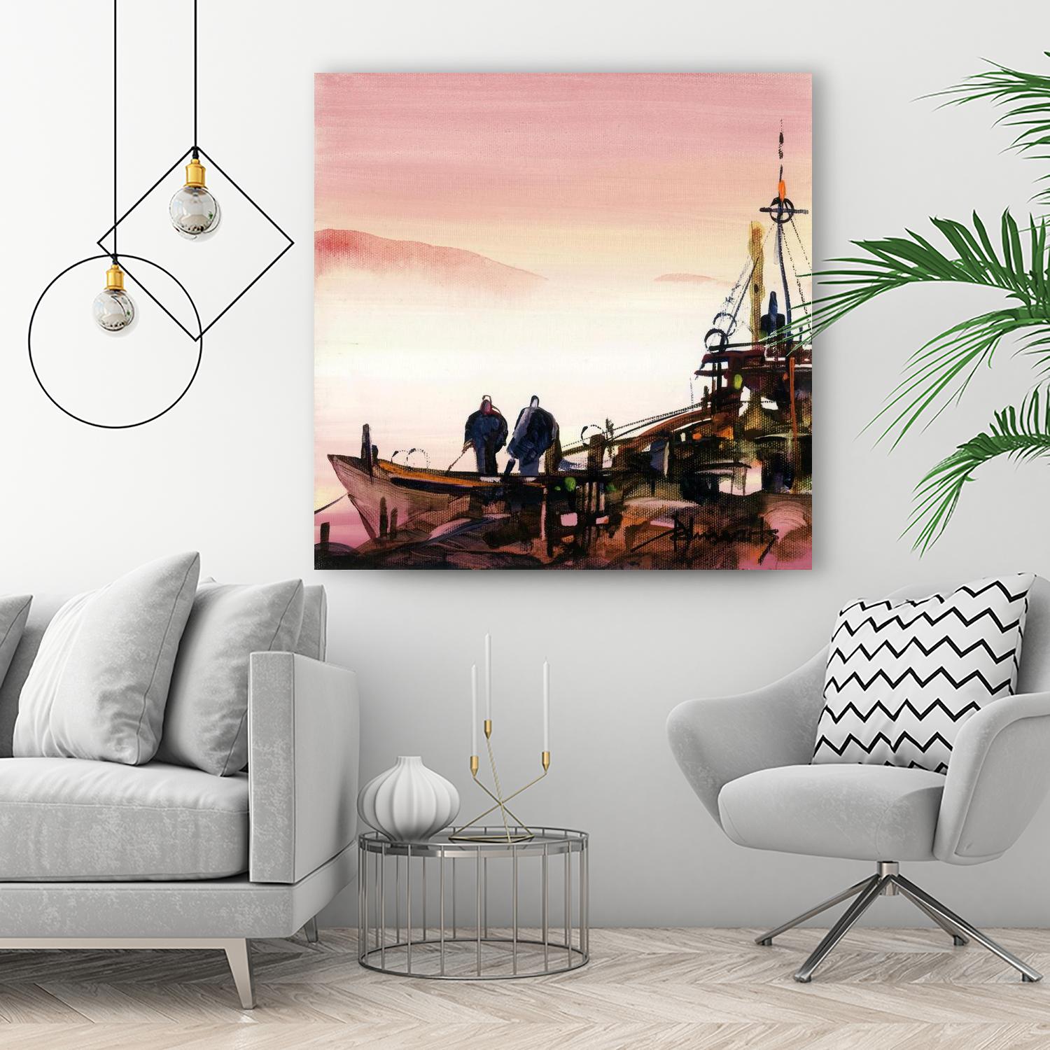 L'espoir by Roland Palmaerts on GIANT ART - brown nautical