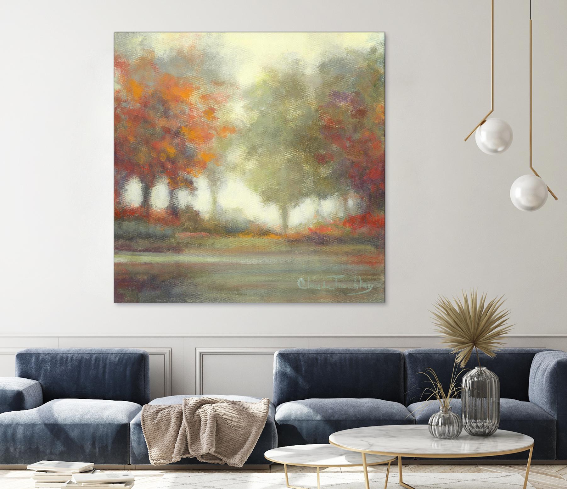 Garder le secret by Claude Tremblay on GIANT ART - green trees