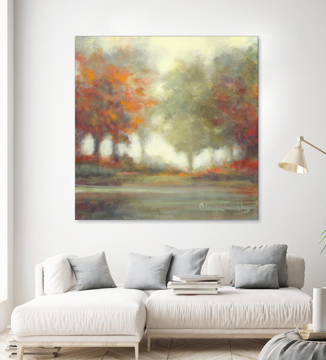 Garder le secret by Claude Tremblay on GIANT ART - green trees