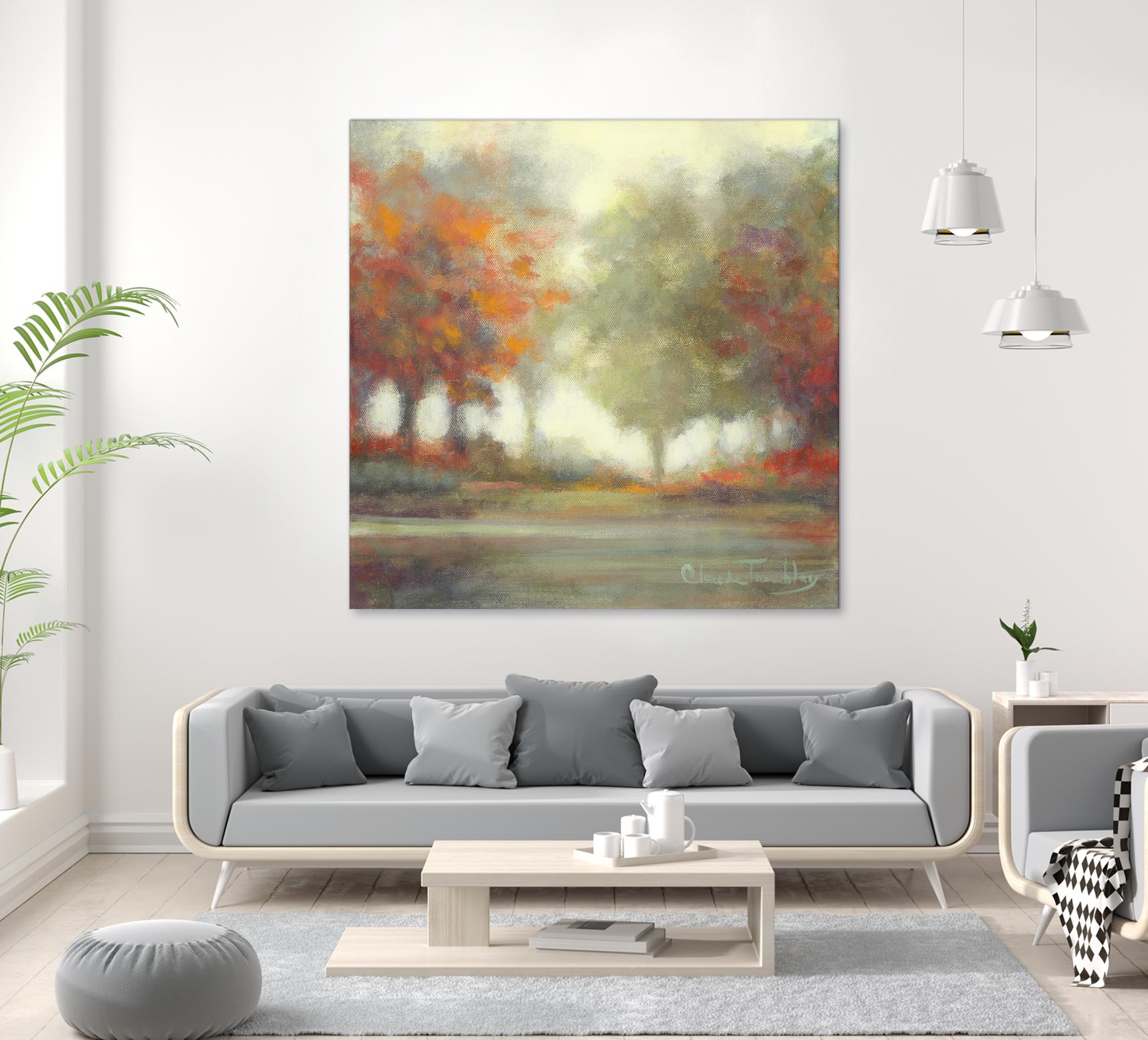 Garder le secret by Claude Tremblay on GIANT ART - green trees