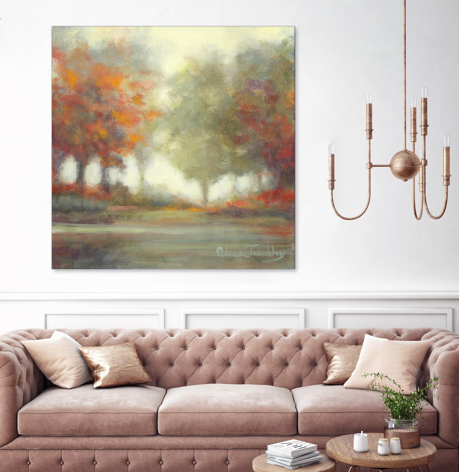 Garder le secret by Claude Tremblay on GIANT ART - green trees