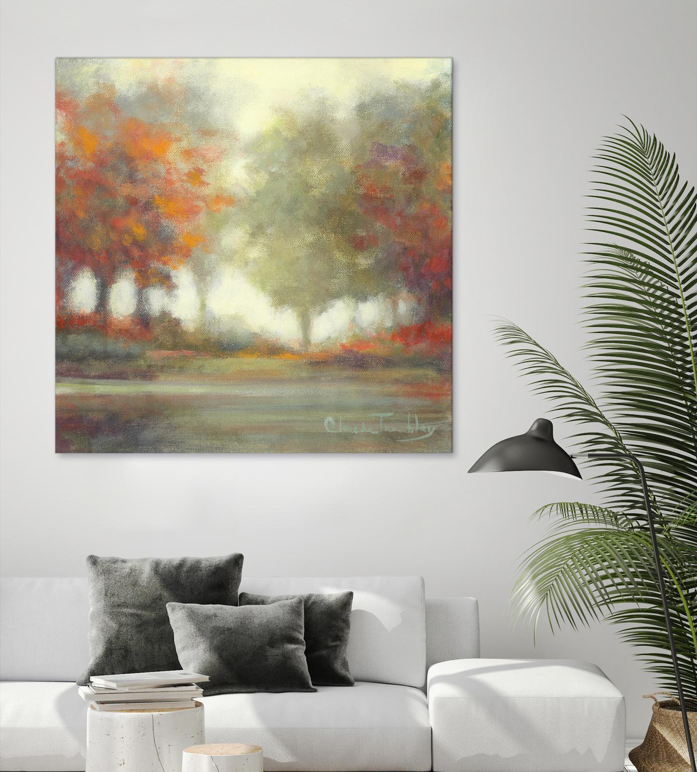 Garder le secret by Claude Tremblay on GIANT ART - green trees