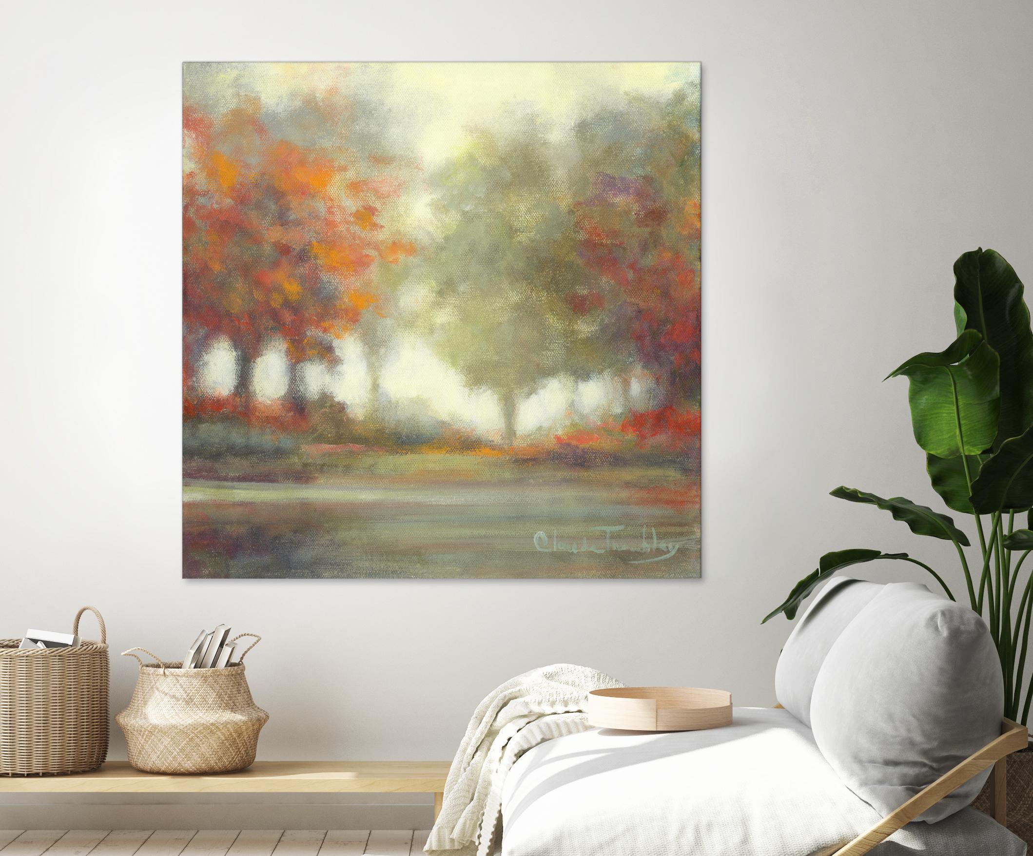 Garder le secret by Claude Tremblay on GIANT ART - green trees