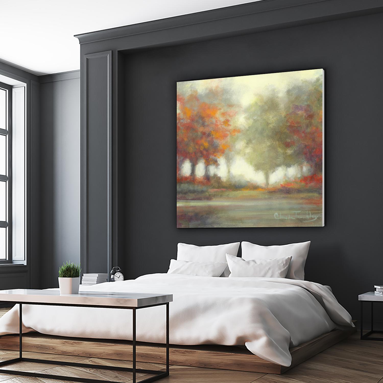 Garder le secret by Claude Tremblay on GIANT ART - green trees