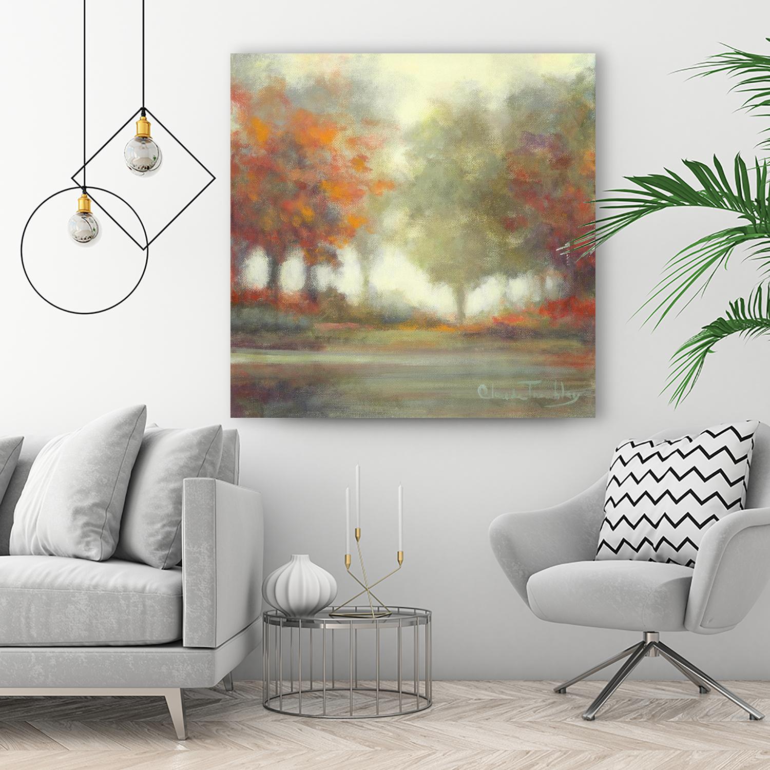 Garder le secret by Claude Tremblay on GIANT ART - orange trees québécois