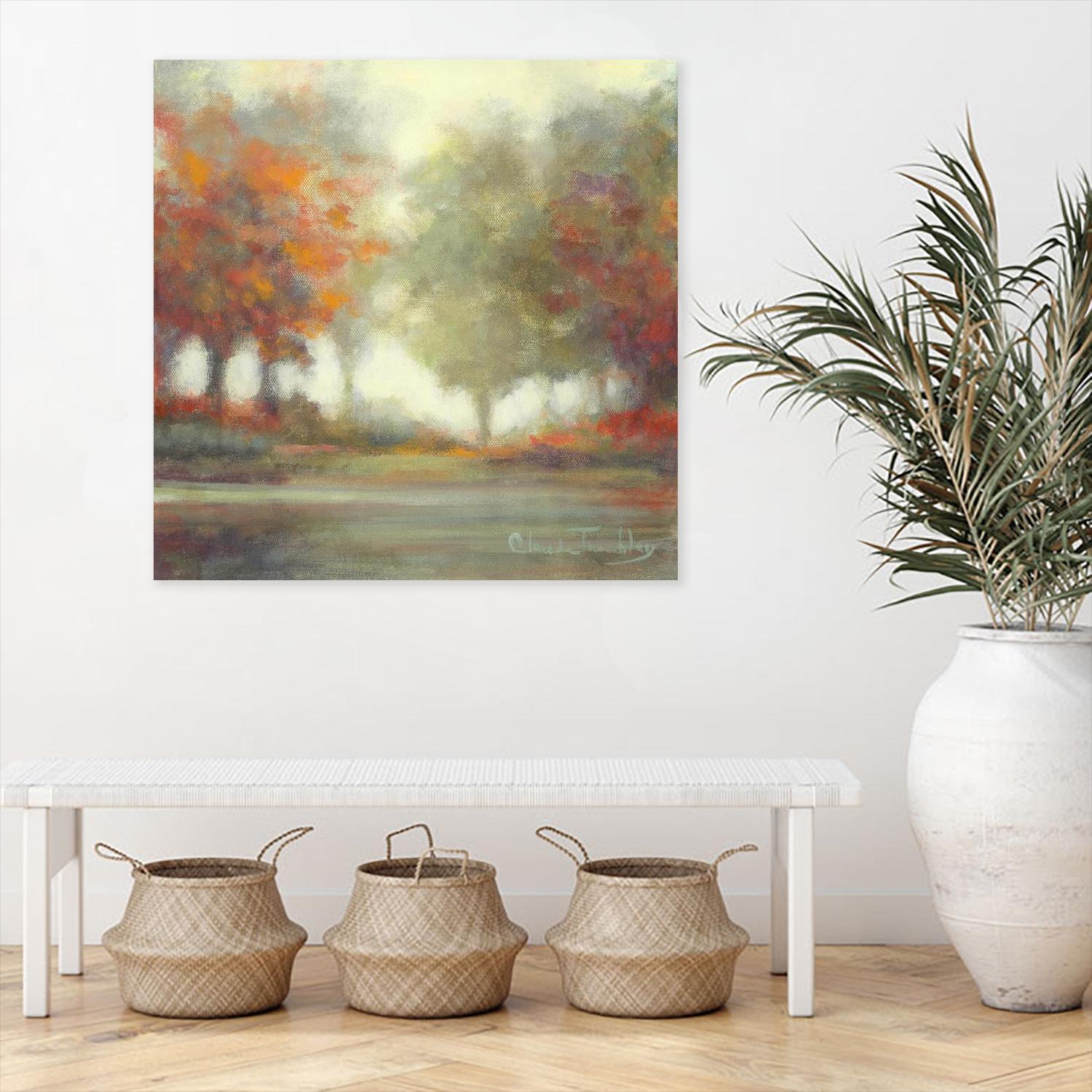 Garder le secret by Claude Tremblay on GIANT ART - orange trees québécois