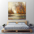 Un temps pour chaque chose by Claude Tremblay on GIANT ART - purple trees