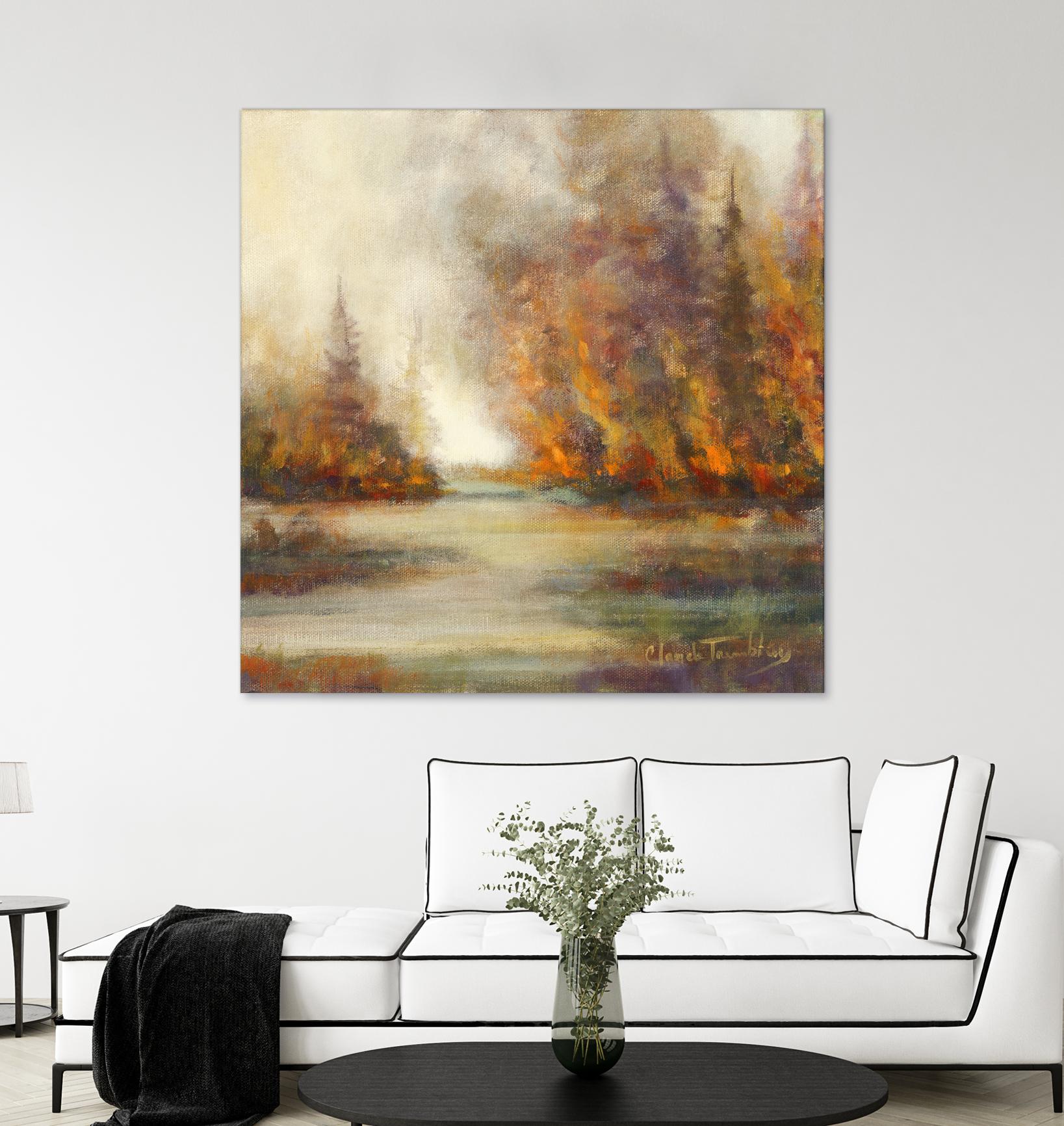 Un temps pour chaque chose by Claude Tremblay on GIANT ART - purple trees