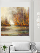 Un temps pour chaque chose by Claude Tremblay on GIANT ART - purple trees