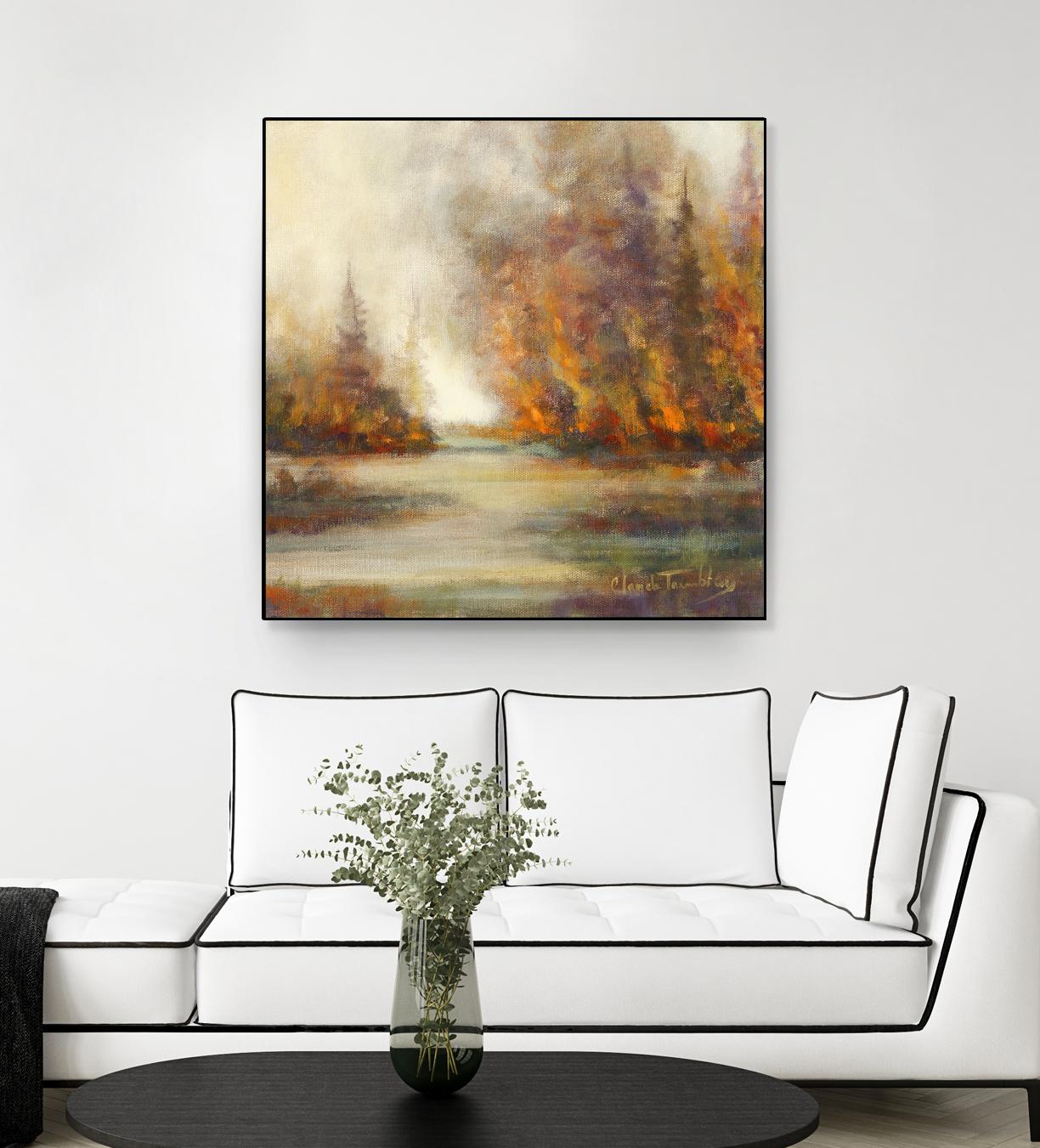 Un temps pour chaque chose by Claude Tremblay on GIANT ART - purple trees