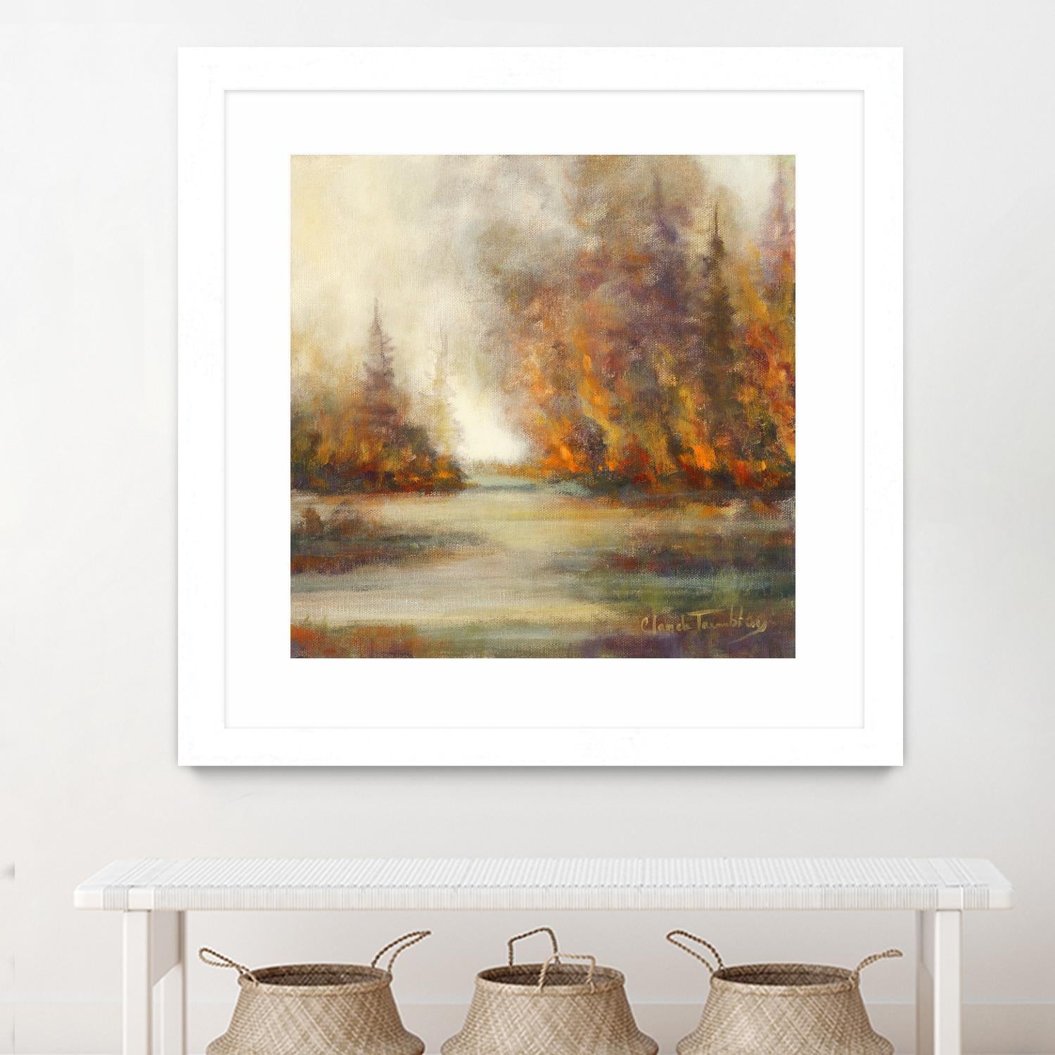 Un temps pour chaque chose by Claude Tremblay on GIANT ART - purple trees