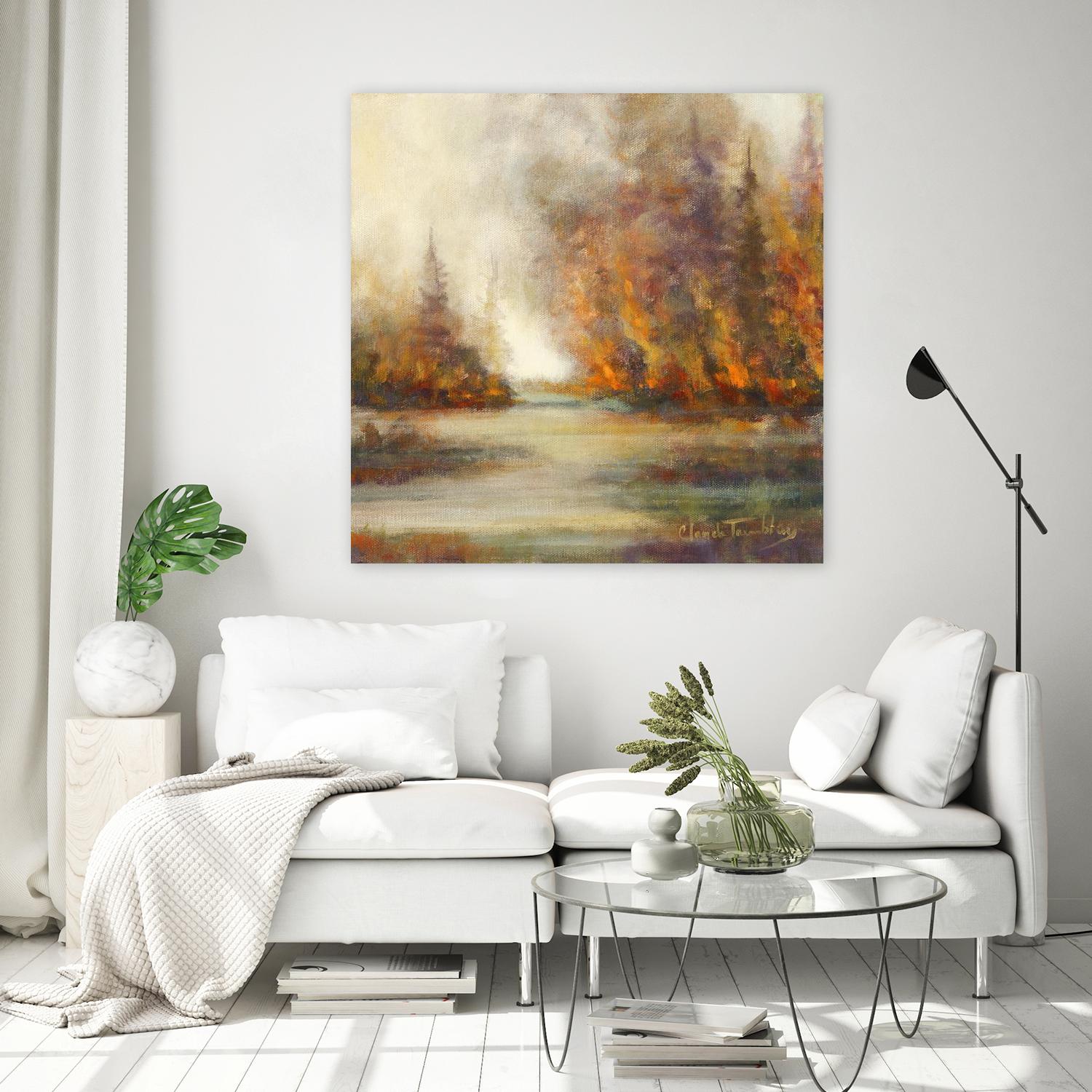 Un temps pour chaque chose by Claude Tremblay on GIANT ART - purple trees