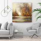 Un temps pour chaque chose by Claude Tremblay on GIANT ART - purple trees