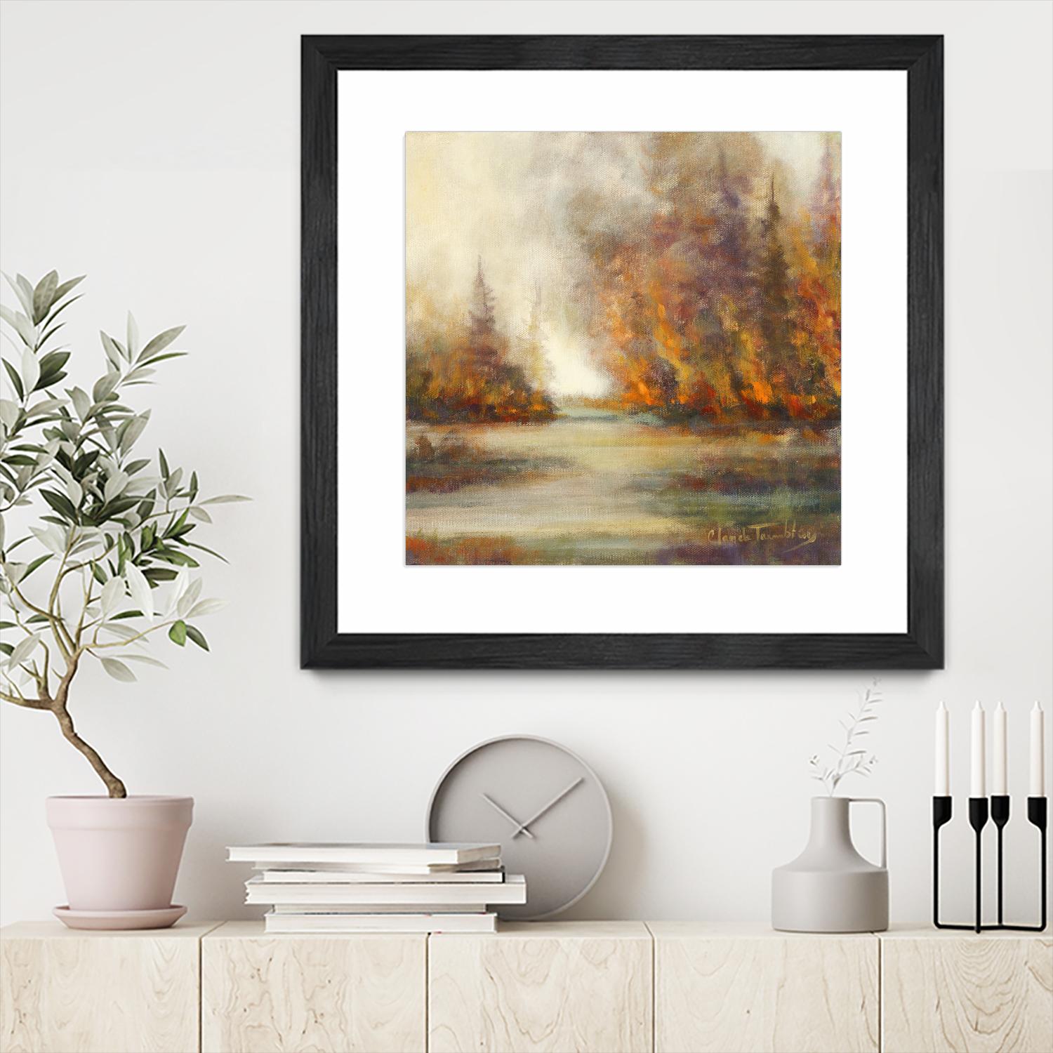 Un temps pour chaque chose by Claude Tremblay on GIANT ART - purple trees