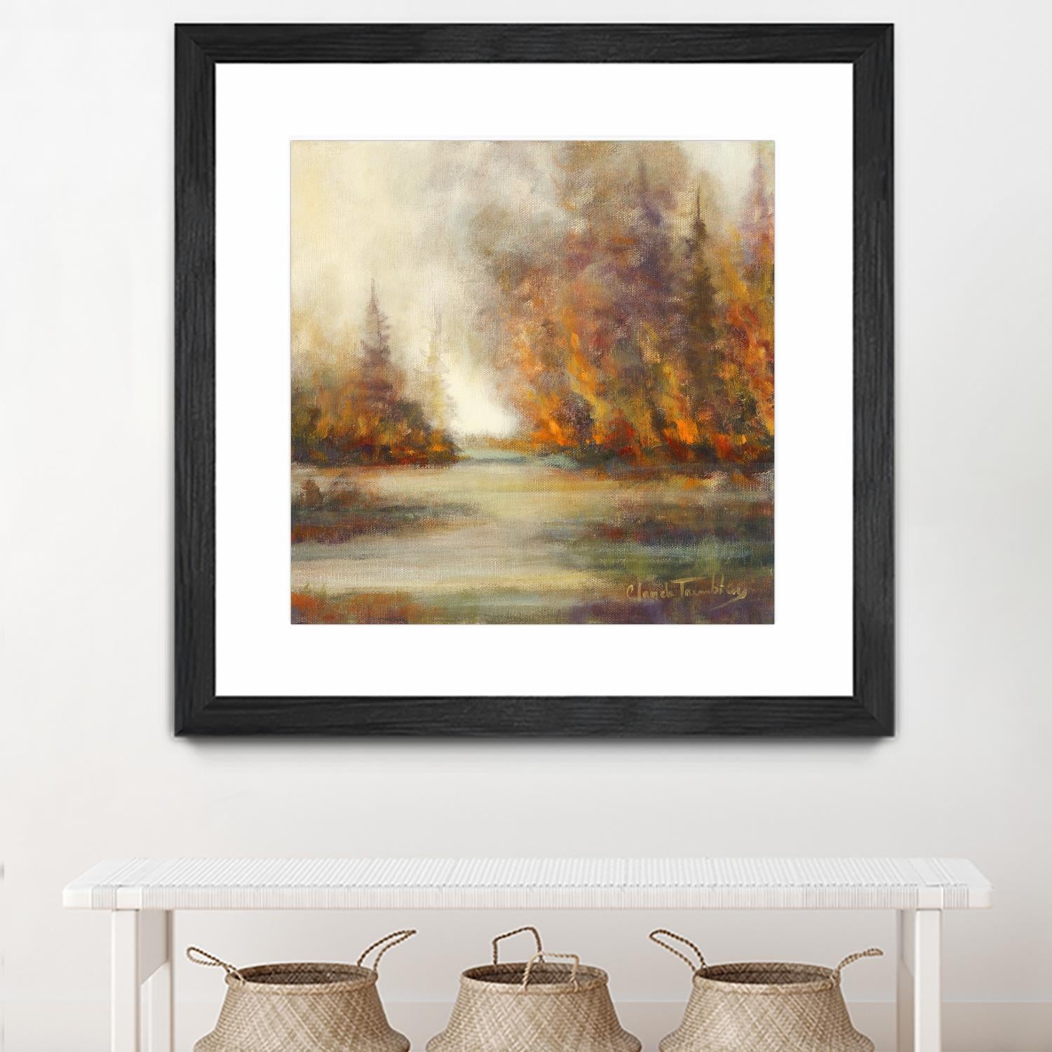 Un temps pour chaque chose by Claude Tremblay on GIANT ART - purple trees