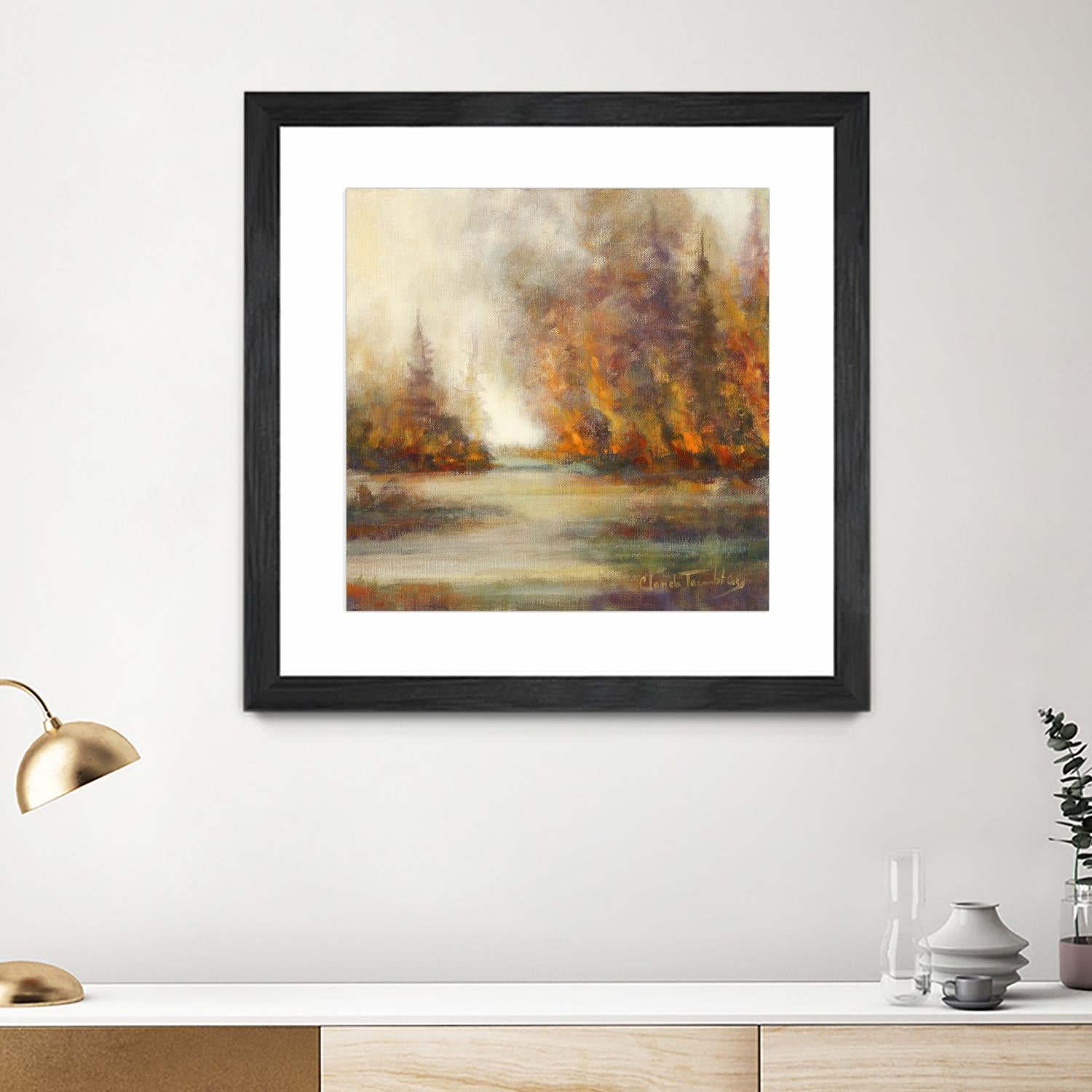 Un temps pour chaque chose by Claude Tremblay on GIANT ART - purple trees