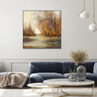 Un temps pour chaque chose by Claude Tremblay on GIANT ART - purple trees