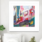 Chaos City II by Marc Archambault on GIANT ART - pink abstract