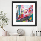 Chaos City II by Marc Archambault on GIANT ART - pink abstract