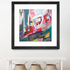 Chaos City II by Marc Archambault on GIANT ART - pink abstract