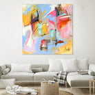 Renouveau by Marc Archambault on GIANT ART - pink abstract