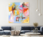 Renouveau by Marc Archambault on GIANT ART - pink abstract