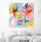 Renouveau by Marc Archambault on GIANT ART - pink abstract