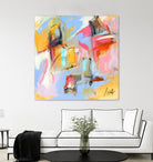 Renouveau by Marc Archambault on GIANT ART - pink abstract