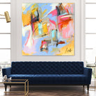 Renouveau by Marc Archambault on GIANT ART - pink abstract