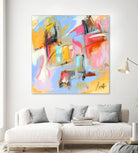 Renouveau by Marc Archambault on GIANT ART - pink abstract