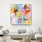 Renouveau by Marc Archambault on GIANT ART - pink abstract