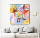 Renouveau by Marc Archambault on GIANT ART - pink abstract