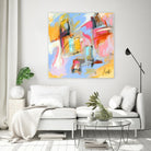 Renouveau by Marc Archambault on GIANT ART - pink abstract canadien