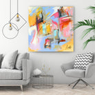 Renouveau by Marc Archambault on GIANT ART - pink abstract canadien