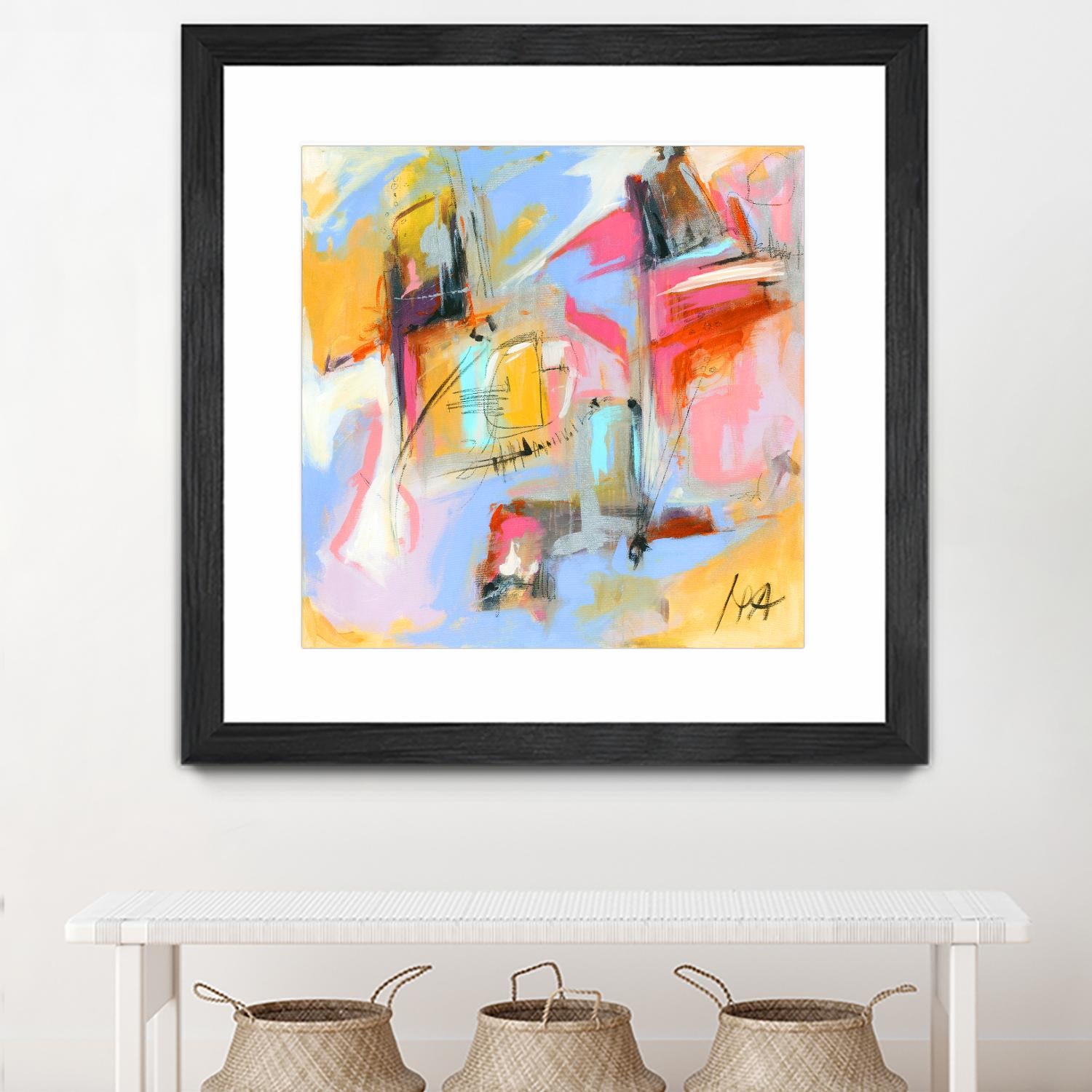 Renouveau by Marc Archambault on GIANT ART - pink abstract