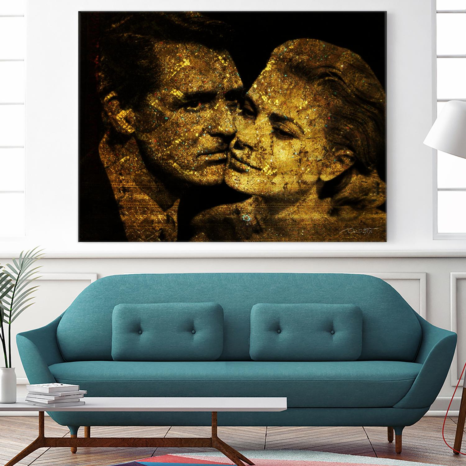 Cary Grant Grace Kelly - To Catch a Thief by Daniel Stanford on GIANT ART - black photo art