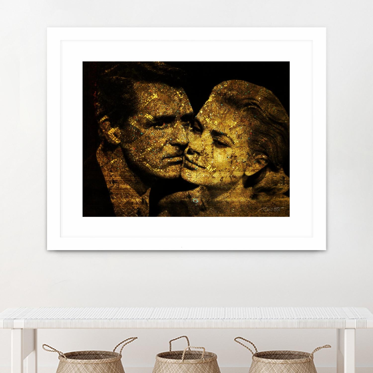 Cary Grant Grace Kelly - To Catch a Thief by Daniel Stanford on GIANT ART - black photo art