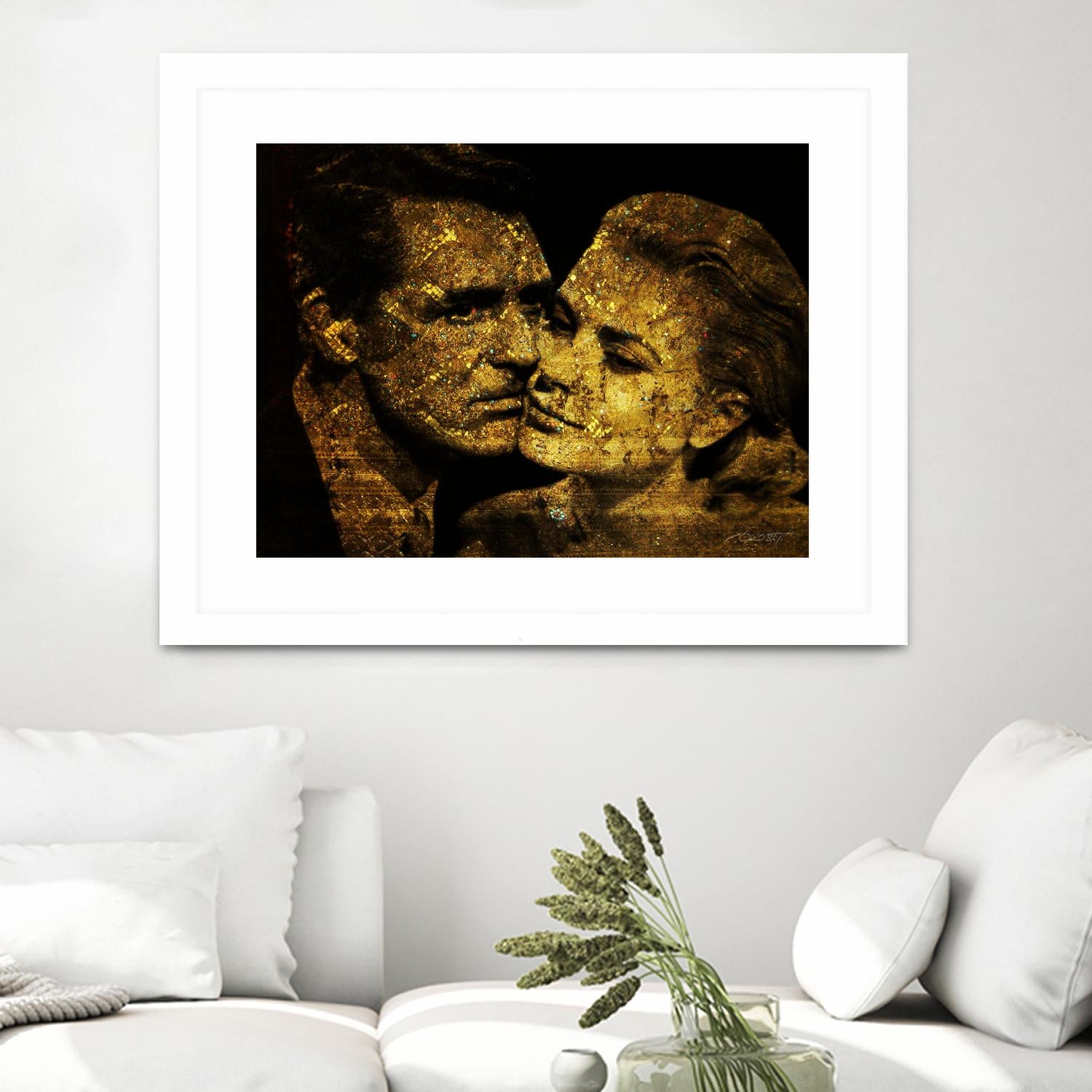 Cary Grant Grace Kelly - To Catch a Thief by Daniel Stanford on GIANT ART - black photo art