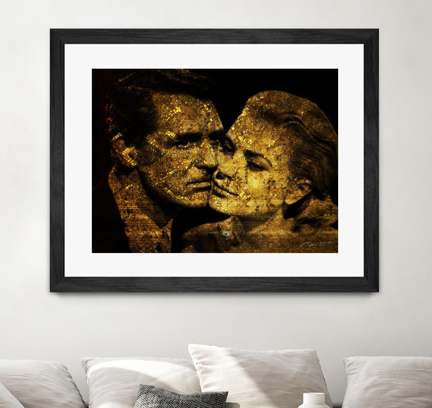 Cary Grant Grace Kelly - To Catch a Thief by Daniel Stanford on GIANT ART - black photo art