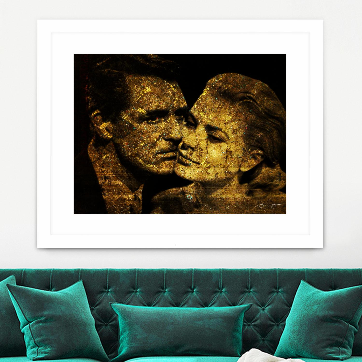 Cary Grant Grace Kelly - To Catch a Thief by Daniel Stanford on GIANT ART - black photo art